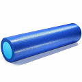 Ролик для йоги полнотелый 2-х цветный, 90х15x15см Sportex PEF90-A синий\голубой 120_120