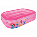 Детский надувной бассейн, прямоугольный 201х150х51см Bestway Disney Princess 91056 120_120
