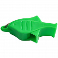 Свисток Дельфин пластиковый в боксе, без шарика, на шнурке (зеленый) Sportex E39266-4 120_120