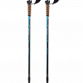 Скандинавские палки Berger Nimbus 2-секционные, 77-135 см, черный\голубой 120_120