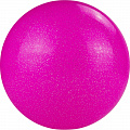 Мяч для художественной гимнастики d19 см Torres ПВХ AGP-19-10 розовый с блестками 120_120